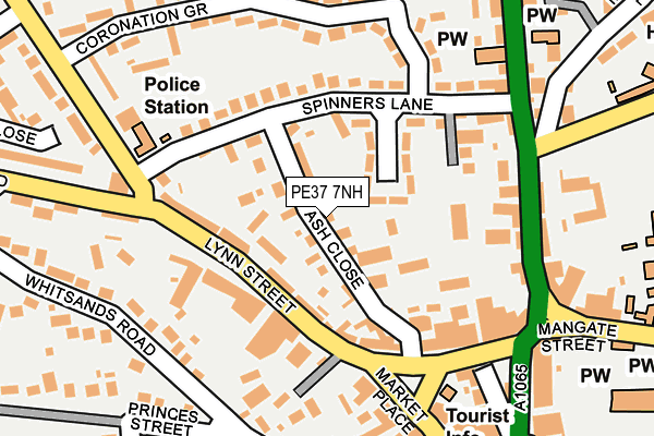 PE37 7NH map - OS OpenMap – Local (Ordnance Survey) PE37 7NH map - OS OpenMap – Local (Ordnance Survey)