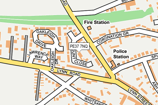 PE37 7NQ map - OS OpenMap – Local (Ordnance Survey) PE37 7NQ map - OS OpenMap – Local (Ordnance Survey)