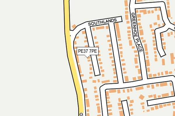 PE37 7PE map - OS OpenMap – Local (Ordnance Survey) PE37 7PE map - OS OpenMap – Local (Ordnance Survey)