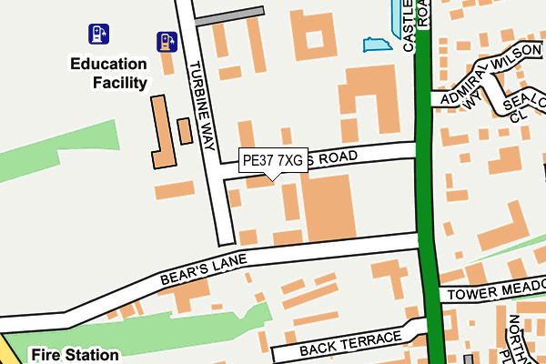 PE37 7XG map - OS OpenMap – Local (Ordnance Survey) PE37 7XG map - OS OpenMap – Local (Ordnance Survey)