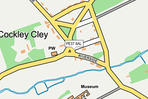 PE37 8AL map - OS OpenMap – Local (Ordnance Survey) PE37 8AL map - OS OpenMap – Local (Ordnance Survey)