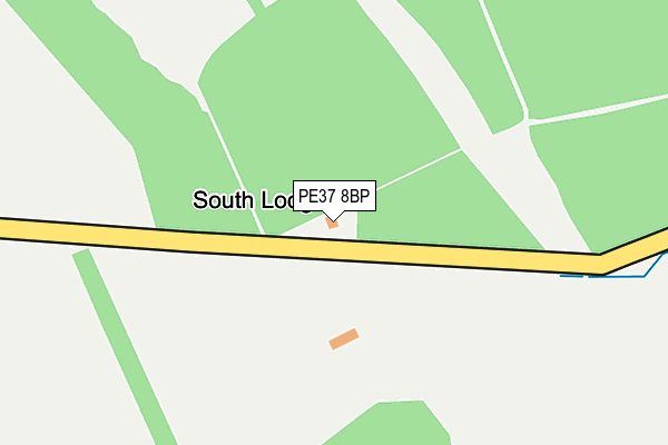PE37 8BP map - OS OpenMap – Local (Ordnance Survey) PE37 8BP map - OS OpenMap – Local (Ordnance Survey)