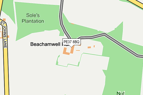 PE37 8BQ map - OS OpenMap – Local (Ordnance Survey) PE37 8BQ map - OS OpenMap – Local (Ordnance Survey)