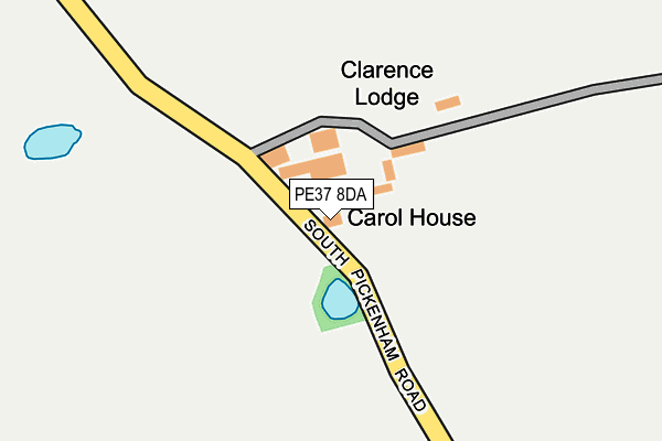 PE37 8DA map - OS OpenMap – Local (Ordnance Survey) PE37 8DA map - OS OpenMap – Local (Ordnance Survey)