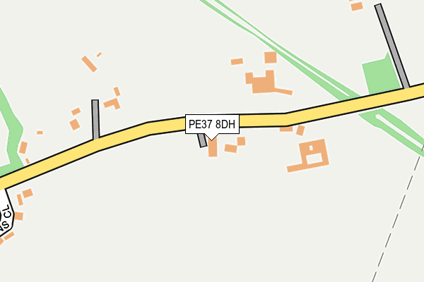 PE37 8DH map - OS OpenMap – Local (Ordnance Survey) PE37 8DH map - OS OpenMap – Local (Ordnance Survey)