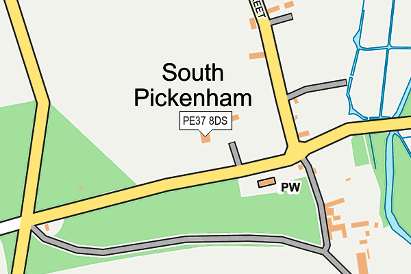 PE37 8DS map - OS OpenMap – Local (Ordnance Survey) PE37 8DS map - OS OpenMap – Local (Ordnance Survey)