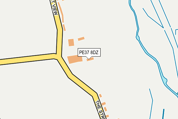 PE37 8DZ map - OS OpenMap – Local (Ordnance Survey) PE37 8DZ map - OS OpenMap – Local (Ordnance Survey)