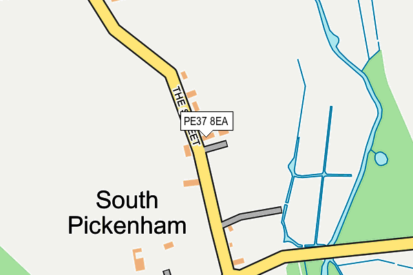 PE37 8EA map - OS OpenMap – Local (Ordnance Survey) PE37 8EA map - OS OpenMap – Local (Ordnance Survey)