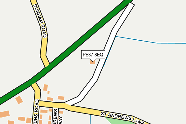 PE37 8EQ map - OS OpenMap – Local (Ordnance Survey) PE37 8EQ map - OS OpenMap – Local (Ordnance Survey)