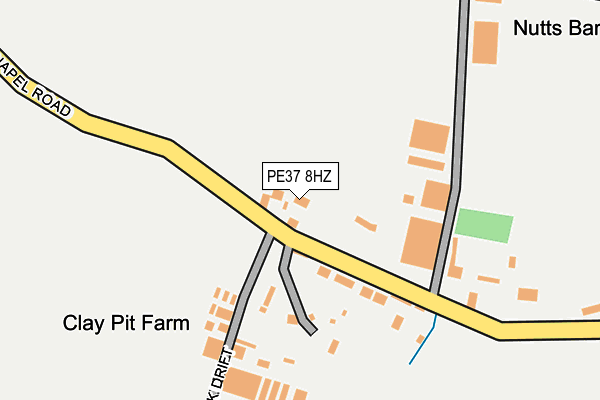 PE37 8HZ map - OS OpenMap – Local (Ordnance Survey) PE37 8HZ map - OS OpenMap – Local (Ordnance Survey)