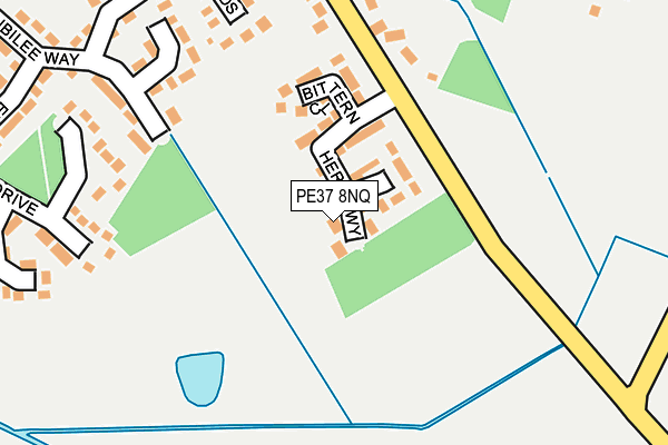 PE37 8NQ map - OS OpenMap – Local (Ordnance Survey) PE37 8NQ map - OS OpenMap – Local (Ordnance Survey)