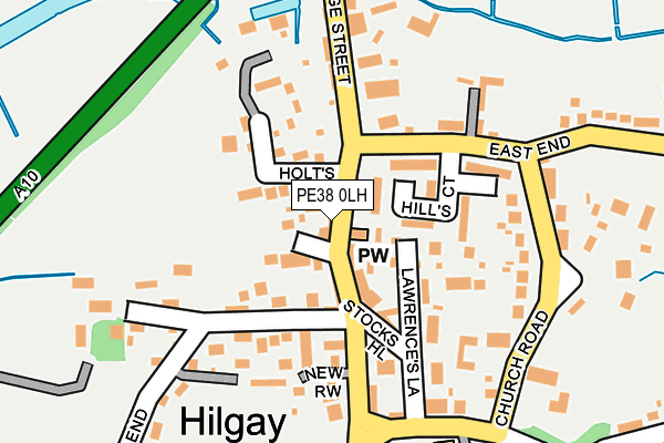 PE38 0LH map - OS OpenMap – Local (Ordnance Survey) PE38 0LH map - OS OpenMap – Local (Ordnance Survey)