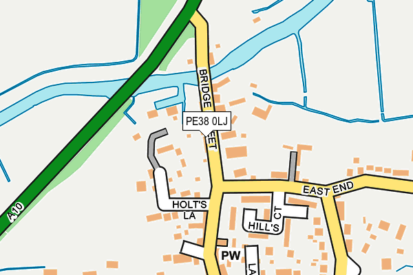 PE38 0LJ map - OS OpenMap – Local (Ordnance Survey) PE38 0LJ map - OS OpenMap – Local (Ordnance Survey)