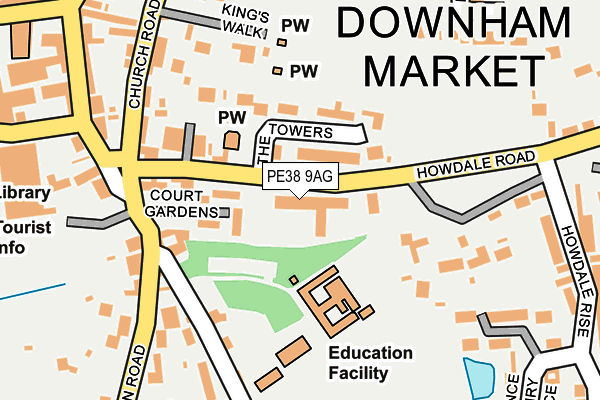 PE38 9AG map - OS OpenMap – Local (Ordnance Survey) PE38 9AG map - OS OpenMap – Local (Ordnance Survey)