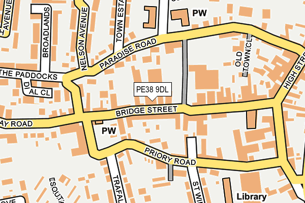 PE38 9DL map - OS OpenMap – Local (Ordnance Survey) PE38 9DL map - OS OpenMap – Local (Ordnance Survey)