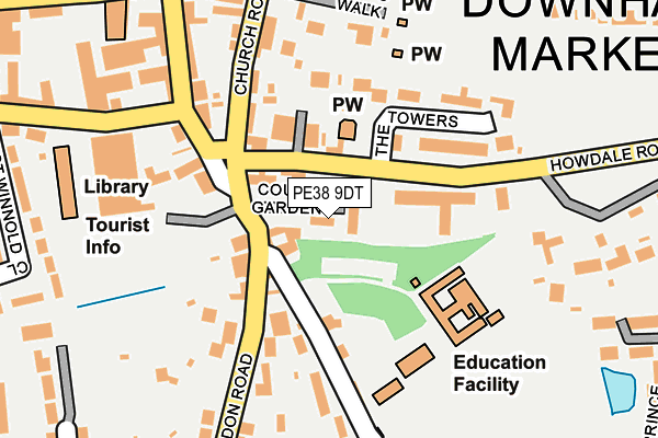 PE38 9DT map - OS OpenMap – Local (Ordnance Survey) PE38 9DT map - OS OpenMap – Local (Ordnance Survey)
