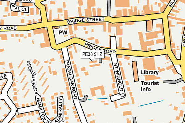 PE38 9HZ map - OS OpenMap – Local (Ordnance Survey) PE38 9HZ map - OS OpenMap – Local (Ordnance Survey)