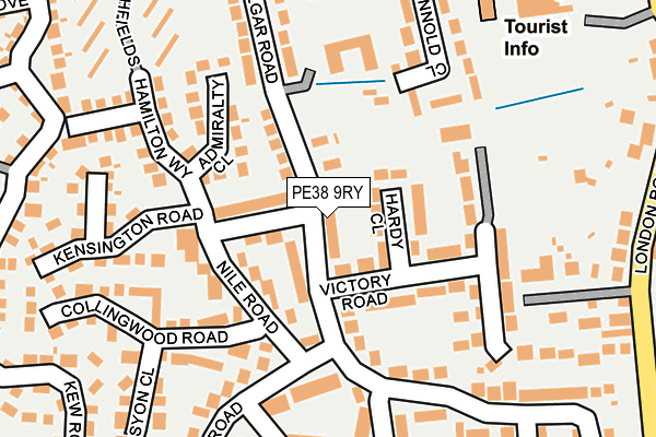 PE38 9RY map - OS OpenMap – Local (Ordnance Survey) PE38 9RY map - OS OpenMap – Local (Ordnance Survey)