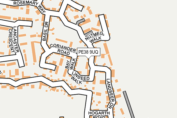 PE38 9UQ map - OS OpenMap – Local (Ordnance Survey) PE38 9UQ map - OS OpenMap – Local (Ordnance Survey)