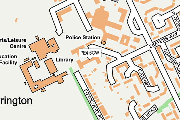 PE4 6GW map - OS OpenMap – Local (Ordnance Survey) PE4 6GW map - OS OpenMap – Local (Ordnance Survey)