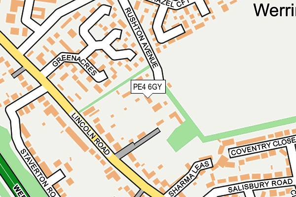 PE4 6GY map - OS OpenMap – Local (Ordnance Survey) PE4 6GY map - OS OpenMap – Local (Ordnance Survey)