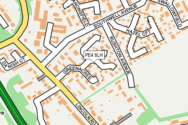 PE4 6LH map - OS OpenMap – Local (Ordnance Survey) PE4 6LH map - OS OpenMap – Local (Ordnance Survey)