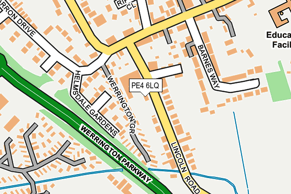 PE4 6LQ map - OS OpenMap – Local (Ordnance Survey) PE4 6LQ map - OS OpenMap – Local (Ordnance Survey)