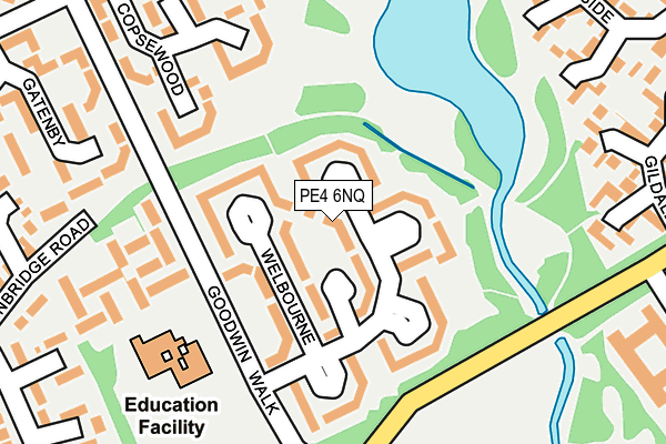 PE4 6NQ map - OS OpenMap – Local (Ordnance Survey) PE4 6NQ map - OS OpenMap – Local (Ordnance Survey)