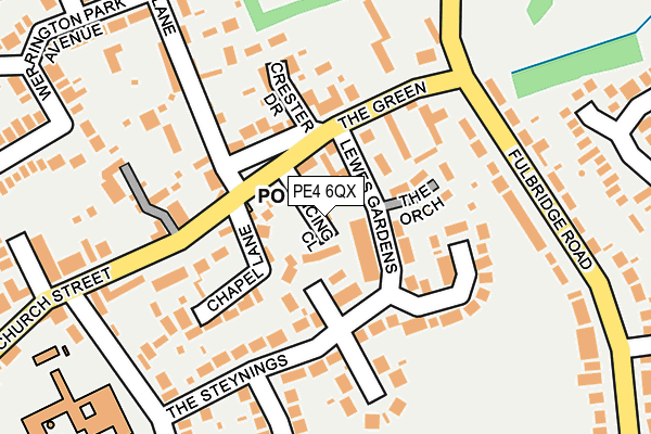 PE4 6QX map - OS OpenMap – Local (Ordnance Survey) PE4 6QX map - OS OpenMap – Local (Ordnance Survey)