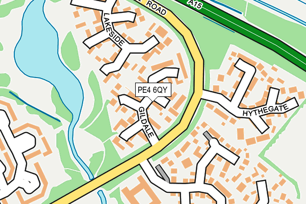 PE4 6QY map - OS OpenMap – Local (Ordnance Survey) PE4 6QY map - OS OpenMap – Local (Ordnance Survey)