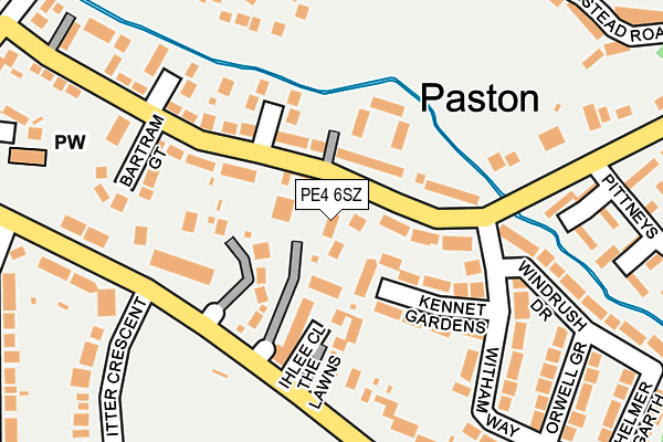 PE4 6SZ map - OS OpenMap – Local (Ordnance Survey) PE4 6SZ map - OS OpenMap – Local (Ordnance Survey)