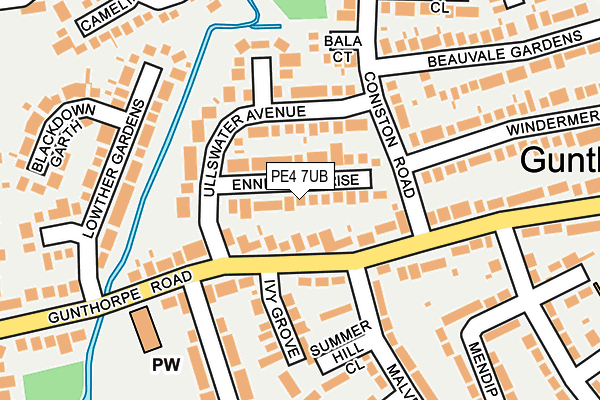 PE4 7UB map - OS OpenMap – Local (Ordnance Survey) PE4 7UB map - OS OpenMap – Local (Ordnance Survey)