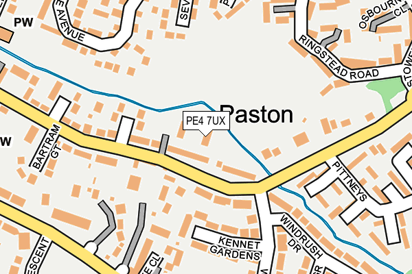 PE4 7UX map - OS OpenMap – Local (Ordnance Survey) PE4 7UX map - OS OpenMap – Local (Ordnance Survey)