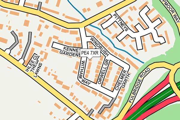 PE4 7XR map - OS OpenMap – Local (Ordnance Survey) PE4 7XR map - OS OpenMap – Local (Ordnance Survey)