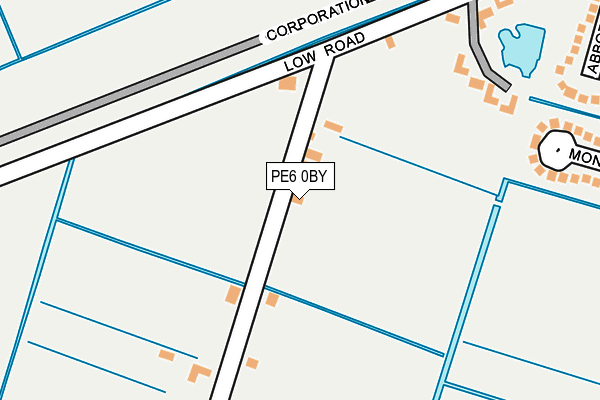 PE6 0BY map - OS OpenMap – Local (Ordnance Survey) PE6 0BY map - OS OpenMap – Local (Ordnance Survey)