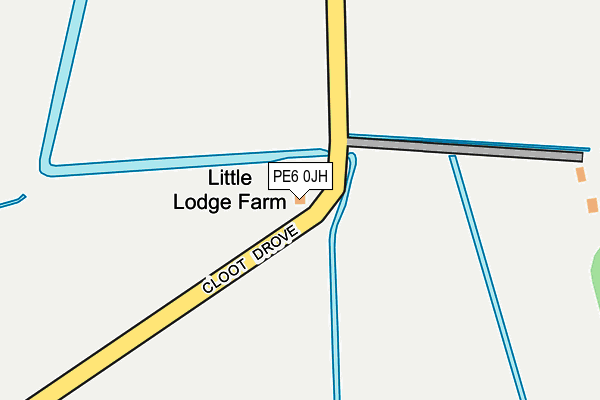 PE6 0JH map - OS OpenMap – Local (Ordnance Survey) PE6 0JH map - OS OpenMap – Local (Ordnance Survey)