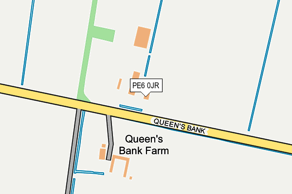 PE6 0JR map - OS OpenMap – Local (Ordnance Survey) PE6 0JR map - OS OpenMap – Local (Ordnance Survey)