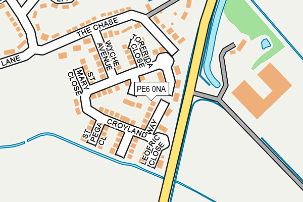 PE6 0NA map - OS OpenMap – Local (Ordnance Survey) PE6 0NA map - OS OpenMap – Local (Ordnance Survey)