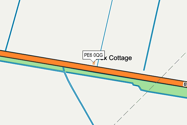 PE6 0QG map - OS OpenMap – Local (Ordnance Survey) PE6 0QG map - OS OpenMap – Local (Ordnance Survey)