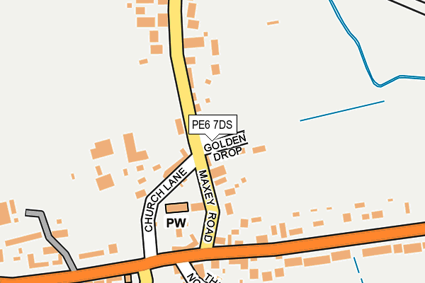 PE6 7DS map - OS OpenMap – Local (Ordnance Survey) PE6 7DS map - OS OpenMap – Local (Ordnance Survey)