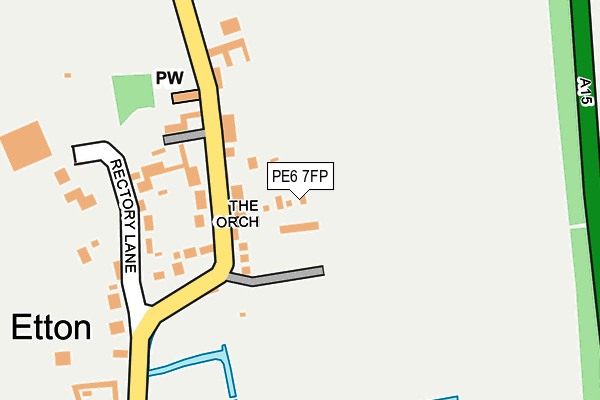 PE6 7FP map - OS OpenMap – Local (Ordnance Survey) PE6 7FP map - OS OpenMap – Local (Ordnance Survey)