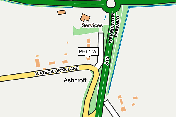 PE6 7LW map - OS OpenMap – Local (Ordnance Survey) PE6 7LW map - OS OpenMap – Local (Ordnance Survey)