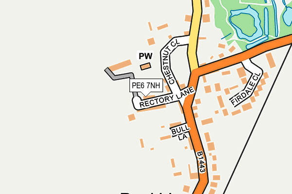 PE6 7NH map - OS OpenMap – Local (Ordnance Survey) PE6 7NH map - OS OpenMap – Local (Ordnance Survey)