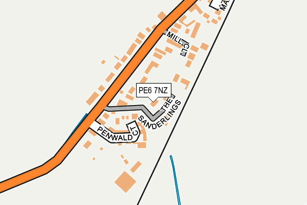 PE6 7NZ map - OS OpenMap – Local (Ordnance Survey) PE6 7NZ map - OS OpenMap – Local (Ordnance Survey)
