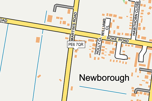 PE6 7QR map - OS OpenMap – Local (Ordnance Survey) PE6 7QR map - OS OpenMap – Local (Ordnance Survey)