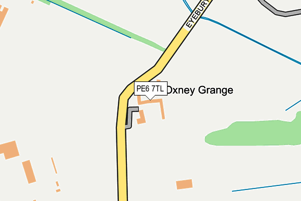PE6 7TL map - OS OpenMap – Local (Ordnance Survey) PE6 7TL map - OS OpenMap – Local (Ordnance Survey)