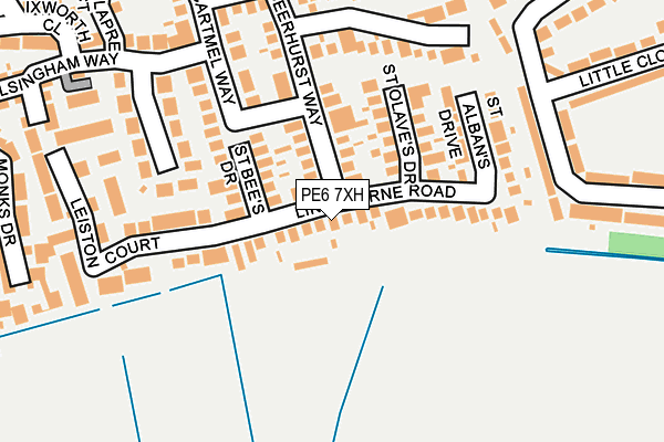 PE6 7XH map - OS OpenMap – Local (Ordnance Survey) PE6 7XH map - OS OpenMap – Local (Ordnance Survey)