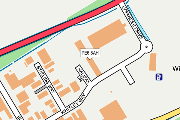 PE6 8AH map - OS OpenMap – Local (Ordnance Survey) PE6 8AH map - OS OpenMap – Local (Ordnance Survey)