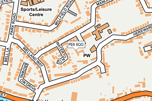 PE6 8QG map - OS OpenMap – Local (Ordnance Survey) PE6 8QG map - OS OpenMap – Local (Ordnance Survey)