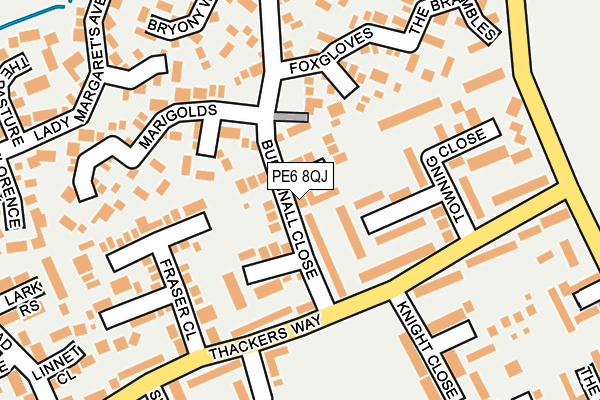 PE6 8QJ map - OS OpenMap – Local (Ordnance Survey) PE6 8QJ map - OS OpenMap – Local (Ordnance Survey)
